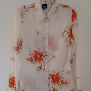 TWIK poly organza MED blouse